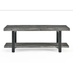 Pomona Metal And Reclaimed Wood Bench Slate Gray - Alaterre Furniture -Furniture Store GUEST 7fb90436 34bb 4d17 bea8 5a2bbc98e0ea
