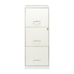 Space Solutions 18 Inch 3 Drawer Vertical Organizer Cabinet For Office, White -Furniture Store GUEST 80cdf02c 12cd 4537 b37c 61fa91163fb8
