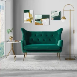 Filomena 50" Contemporary Loveseat For Living Room And Bedroom | ARTFUL LIVING DESIGN -Furniture Store GUEST 819d1ea5 e4c3 4e9e a68c dd4185304d84