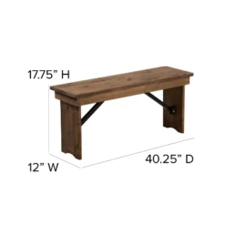 Merrick Lane Antique Solid Pine Folding Farmhouse Style Bench 24 Merrick Lane Antique Solid Pine Folding Farmhouse Style Bench -Furniture Store GUEST 81d65135 ef74 452a a86c c29202c7628c