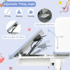 Costway Kids Writing Desk Student Study Table Height Adjustable W/Tilt Desktop 19 Costway Kids Writing Desk Student Study Table Height Adjustable W/Tilt Desktop -Furniture Store GUEST 85260e12 9805 4ddf 86cf a679e3a4a122