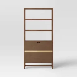 70.5" Warwick Storage Bookcase Brown - Threshold™ -Furniture Store GUEST 85980270 0fc8 4a5b ba6e e66fa9ae95c9