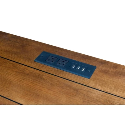 70" Durham Credenza White - Martin Furniture 9 70" Durham Credenza White - Martin Furniture - Image 7