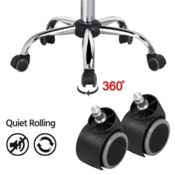 Yaheetech Velvet Low Back Armless Desk Chair Office Chair With Wheels -Furniture Store GUEST 859f0a58 9328 4f49 9d8c 4ee5a0543f2c