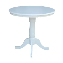 36" Round Top Pedestal Table White - International Concepts -Furniture Store GUEST 86a139a1 a886 4b06 9fe1 ddf807b7ed1b
