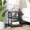 Costway 2 PCS 3-Tier Side End Table With Adjustable Mesh Shelf Narrow Nightstand -Furniture Store GUEST 86a47f7f 79ac 4bac a2b8 ab53cc557efa