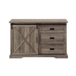 Orson Transitional Sliding X Barn Door Sideboard With 3 Drawers - Saracina Home -Furniture Store GUEST 88329e10 f9bf 47de 8572 0106e820275c
