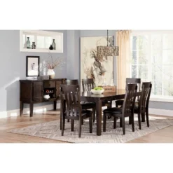 Haddigan Rectangular Extendable Dining Table Dark Brown - Signature Design By Ashley -Furniture Store GUEST 8846745b 0f18 4f9d 92ab 3acb3a442e08