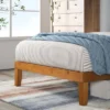 Alexia Standard Wood Platform Bed Frame Natural - Zinus