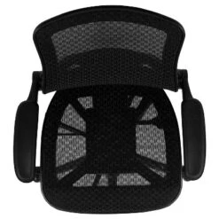 Flash Furniture Mid-Back Transparent Mesh Drafting Chair With Flip-Up Arms -Furniture Store GUEST 885af479 935a 4a56 b6f3 b46b3474ce25