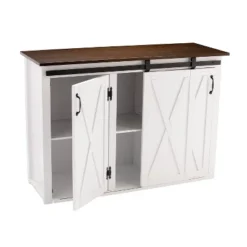 Lashire Barn Door Kitchen Island White - Aiden Lane 15 Lashire Barn Door Kitchen Island White - Aiden Lane -Furniture Store GUEST 89f6bf6f 8686 45de 82df 11da035a944d