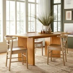 New Arrival 7 2pk Kaysville Curved Back Wood Dining Chair - Threshold™ Designed With Studio McGee