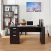 Abella Office Desk Espresso - HOMES: Inside + Out