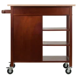 Marissa Kitchen Cart Walnut - Winsome -Furniture Store GUEST 8b227ab7 b00c 4b4f 8dad 1f1fdd15f564