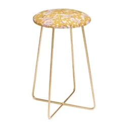 ThirtyOne Illustrations Wildflowers Counter Height Barstool - Deny Designs -Furniture Store GUEST 8ba543f9 751b 4ece 91ed 721915ff4bdb