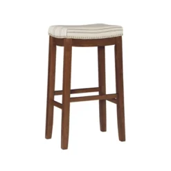 Claridge Rustic Backless Barstool - Linon -Furniture Store GUEST 8bbfc171 98a3 4969 bafb a7479fd673ec