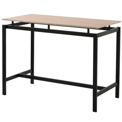 Modernluxe 5-Piece Kitchen Counter Height Table Set With 4 Chairs-Industrial 6 Modernluxe 5-Piece Kitchen Counter Height Table Set With 4 Chairs-Industrial - Image 4