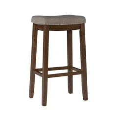 Claridge Rustic Backless Barstool - Linon -Furniture Store GUEST 8dafa9d8 a013 4a81 85c6 8692c1344b54