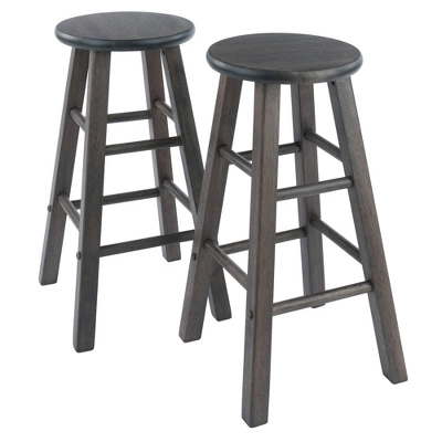 2pc 24" Element Counter Height Barstools - Winsome 11 2pc 24" Element Counter Height Barstools - Winsome - Image 9