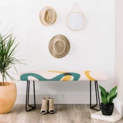 ThirtyOne Illustrations Streamers Bench Pink - Deny Designs -Furniture Store GUEST 8ffde52e e673 4ea8 9d5c 5b5c14aba506