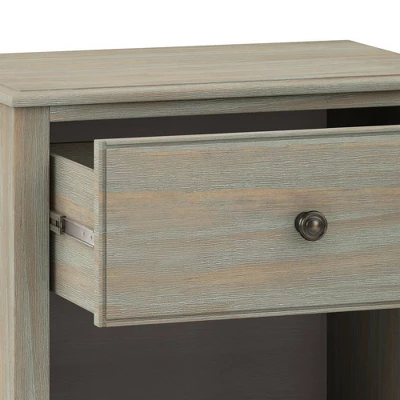 Hampshire Nightstand Distressed Gray - WyndenHall 6 Hampshire Nightstand Distressed Gray - WyndenHall - Image 4