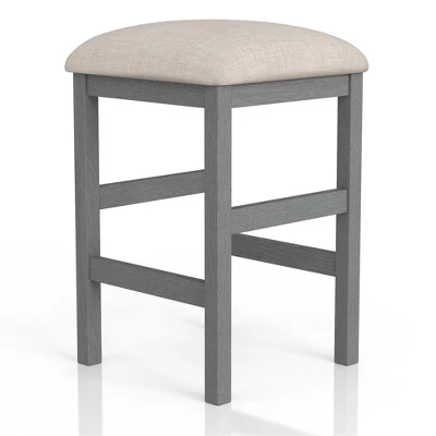 5pc Gardenside Expandable Counter Height Dining Table Set White/Light Gray/Beige - HOMES: Inside + Out 8 5pc Gardenside Expandable Counter Height Dining Table Set White/Light Gray/Beige - HOMES: Inside + Out - Image 6