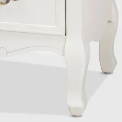 Amalie 4 Drawer Accent Dresser White/Oak - Baxton Studio -Furniture Store GUEST 918839df 0b84 4016 a885 fab4a5dc598b