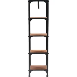 59.25" Overland Bookshelf Wood And Black Metal - Serta 20 59.25" Overland Bookshelf Wood And Black Metal - Serta -Furniture Store GUEST 91cb6ec1 bc39 43b1 81db 9a82c6425be0