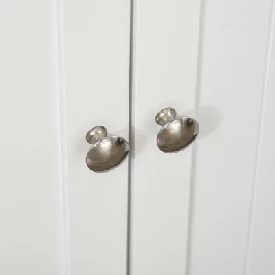 HOMCOM 41" Kitchen Pantry, 2-Door Kitchen Cabinet With 5-tier Storage Shelving, 12 Spice Racks And Adjustable Shelves For Dining Room 7 HOMCOM 41" Kitchen Pantry, 2-Door Kitchen Cabinet With 5-tier Storage Shelving, 12 Spice Racks And Adjustable Shelves For Dining Room - Image 5