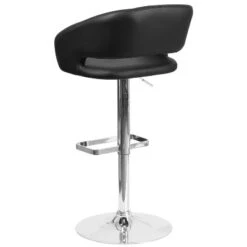 Flash Furniture Contemporary Vinyl Adjustable Height Barstool With Rounded Mid-Back -Furniture Store GUEST 920a903b c366 41b7 921a 8752668b04ed