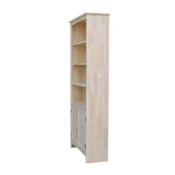 72" Shaker Bookcase With Two Lower Doors - International Concepts -Furniture Store GUEST 924e39ac b580 4ab3 9802 4e32be767b9f
