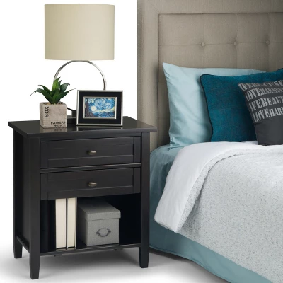 24" Norfolk Solid Wood Nightstand - WyndenHall 4 24" Norfolk Solid Wood Nightstand - WyndenHall - Image 2