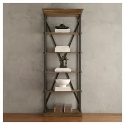 84" Belvidere 5 Shelf Narrow Bookshelf - Inspire Q 11 84" Belvidere 5 Shelf Narrow Bookshelf - Inspire Q -Furniture Store GUEST 9354cb5b c639 4008 b04e cb389998d3d4