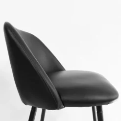 26.5" Edwin Upholstered Counter Height Stool (Set Of 2) Black Leg-The Pop Maison -Furniture Store GUEST 936c101e 4d71 4f57 baa5 0093388c4be9