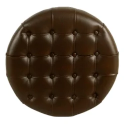 Large Tufted Round Storage Ottoman - HomePop -Furniture Store GUEST 94eb522a f571 4a66 bc0f 1e27f99e79d4