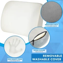 Mount-It! ErgoActive Lumbar Support Pillow, Memory Foam -Furniture Store GUEST 9529a6b8 7921 4f0e a84b b51f98207e8b