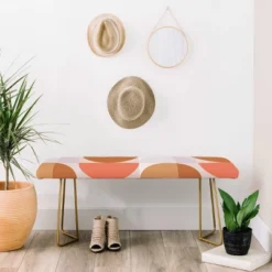 ThirtyOne Illustrations Bench Plum/Tangerine - Deny Designs 7 ThirtyOne Illustrations Bench Plum/Tangerine - Deny Designs -Furniture Store GUEST 96d6afb2 fda1 45f0 a4c9 f2cac0200354