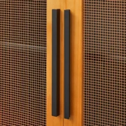 Loma Two-Tone Buffet Cabinet Black/Natural/Brown - Lifestorey -Furniture Store GUEST 973fb86b abac 461e a8ff abf4185658c4