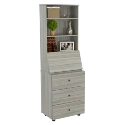 Computer Credenza Workcenter Gray - Inval -Furniture Store GUEST 97537eae d5ec 4d84 adc1 c0a49e90b1f0