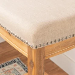 Claridge Rustic Backless Barstool - Linon -Furniture Store GUEST 979ad59c 3ee7 42d1 911e e7ae6c2cd123