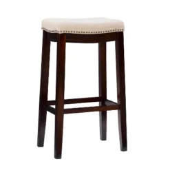 Claridge Rustic Backless Barstool - Linon -Furniture Store GUEST 9845dfea e56f 4d42 b874 c9a30e4a1624