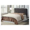 Queen Tina Adult Upholstered Headboard Gray - MiBasics