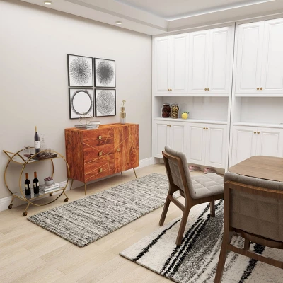 Modern Metal Buffet Brown - Olivia & May 18 Modern Metal Buffet Brown - Olivia & May - Image 16