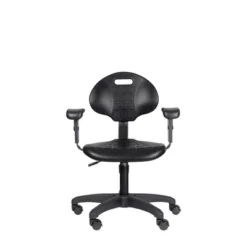 16"-21" Adjustable Height Polyurethane Task Office Chair With Arms Black- Hampden Furnishings 34 16"-21" Adjustable Height Polyurethane Task Office Chair With Arms Black- Hampden Furnishings -Furniture Store GUEST 9a3133c2 a687 42a9 b363 2a3a2b2ac963