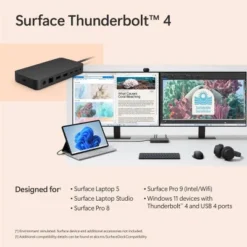 Microsoft Surface Thunderbolt 4 Dock -Furniture Store GUEST 9a33b7be 7a72 4421 93a5 b6eae3e9c569