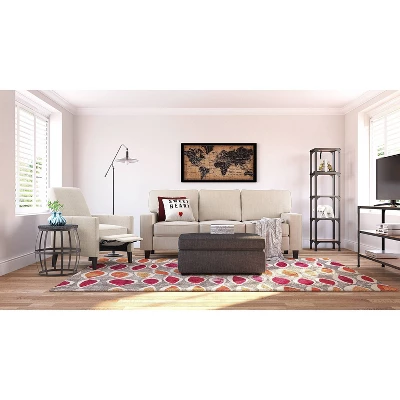 59.25" Overland Bookshelf Wood And Black Metal - Serta 13 59.25" Overland Bookshelf Wood And Black Metal - Serta - Image 11