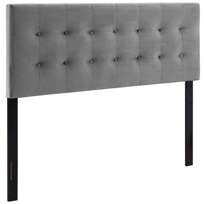 Emily King Biscuit Tufted Performance Velvet Headboard - Modway 8 Emily King Biscuit Tufted Performance Velvet Headboard - Modway - Image 6
