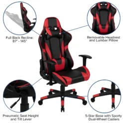 Flash Furniture Gaming Desk And Reclining Gaming Chair Set With Cup Holder And Headphone Hook -Furniture Store GUEST 9c401bf1 4579 4987 b229 8b35a0ef3b81