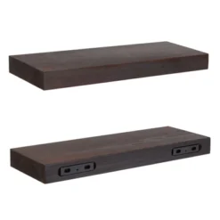 Farmlyn Creek 3 Pack Wall Mounted Wooden Floating Shelf For Nursery, Office, Bedrooms & Space Saving, Black, 15.7 X 5.5 X 1.5 In 14 Farmlyn Creek 3 Pack Wall Mounted Wooden Floating Shelf For Nursery, Office, Bedrooms & Space Saving, Black, 15.7 X 5.5 X 1.5 In -Furniture Store GUEST 9db33235 3510 4e29 b8f3 1030c7e6fe12