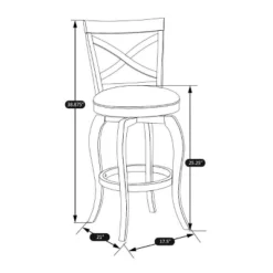 25" Ellendale Wood Counter Height Barstool White - Hillsdale Furniture 14 25" Ellendale Wood Counter Height Barstool White - Hillsdale Furniture -Furniture Store GUEST 9e1650f0 9872 437a 8547 952e8e67ba01